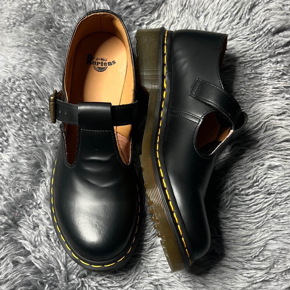 Dr. Martens Polley Smooth Leather Mary Janes